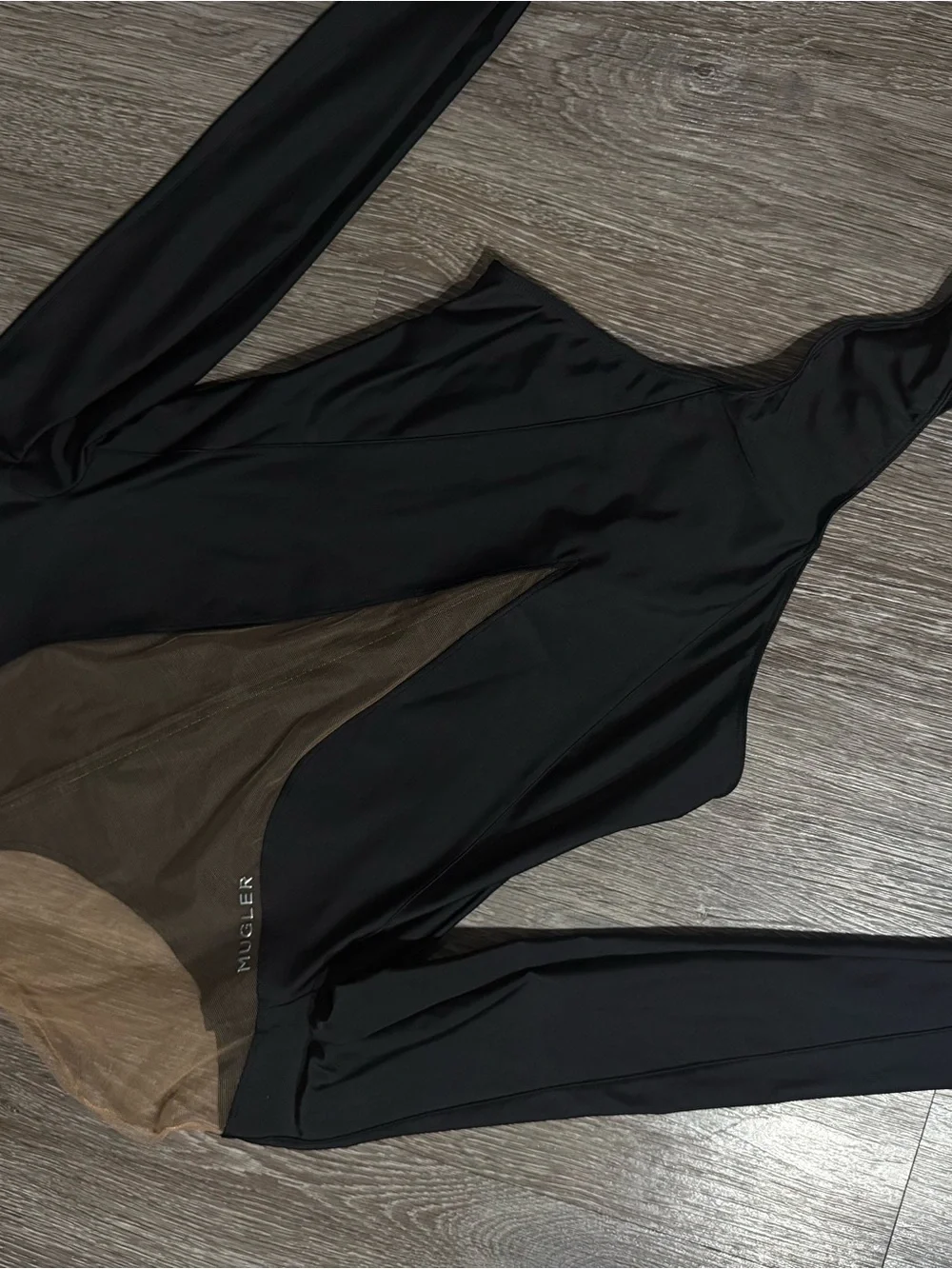 Mugler Sheer Bodysuit Sz 38 - Picture 2 of 6